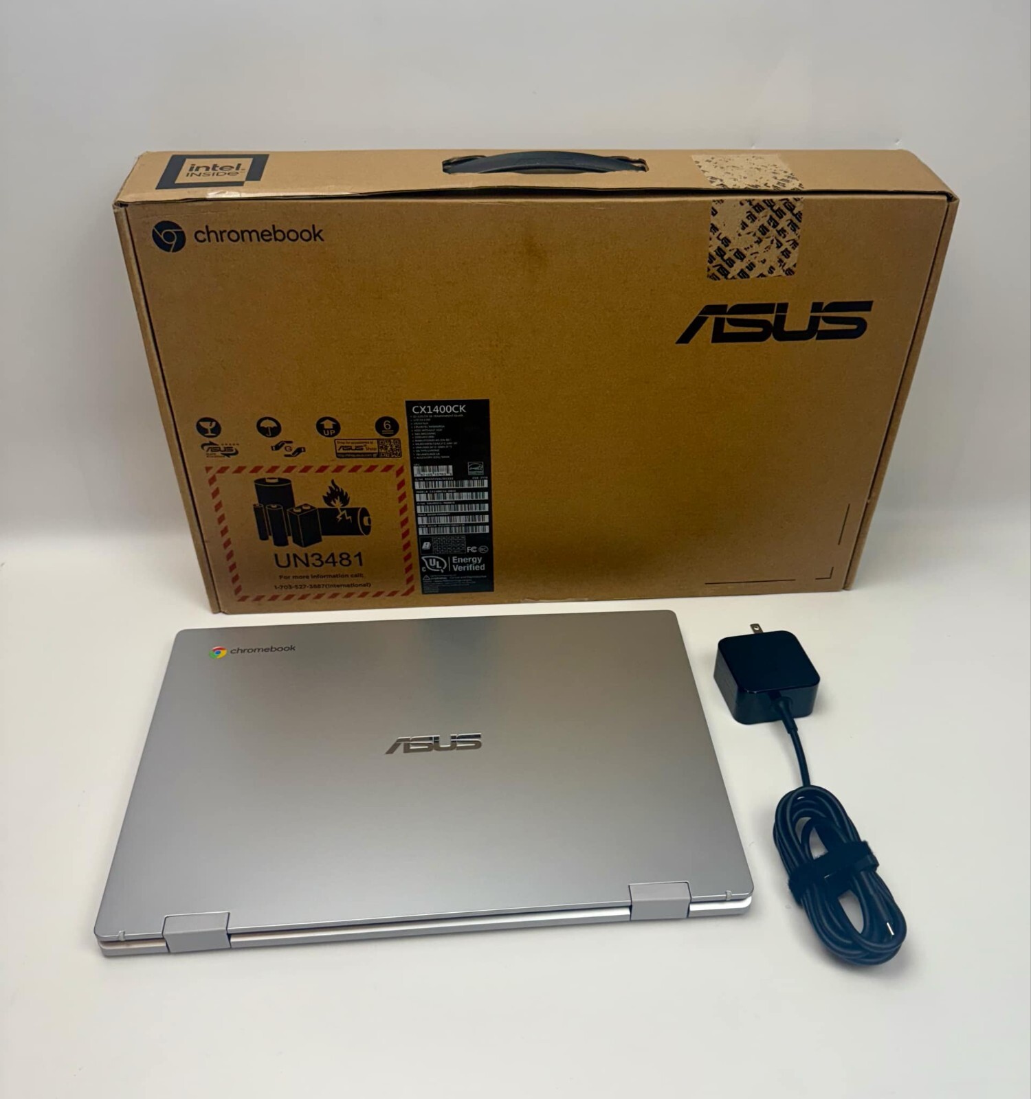 Asus Chromebook CX1 14″ Celeron N3350 4GB 64GB eMMC Chrome OS CX1400CNA-DS44
