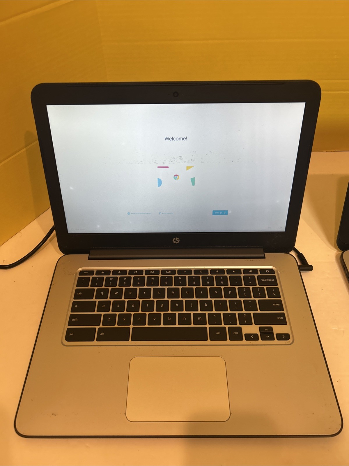 Lot of 2 HP Chromebook 14 G4 14″ For Parts Repair No Chargers