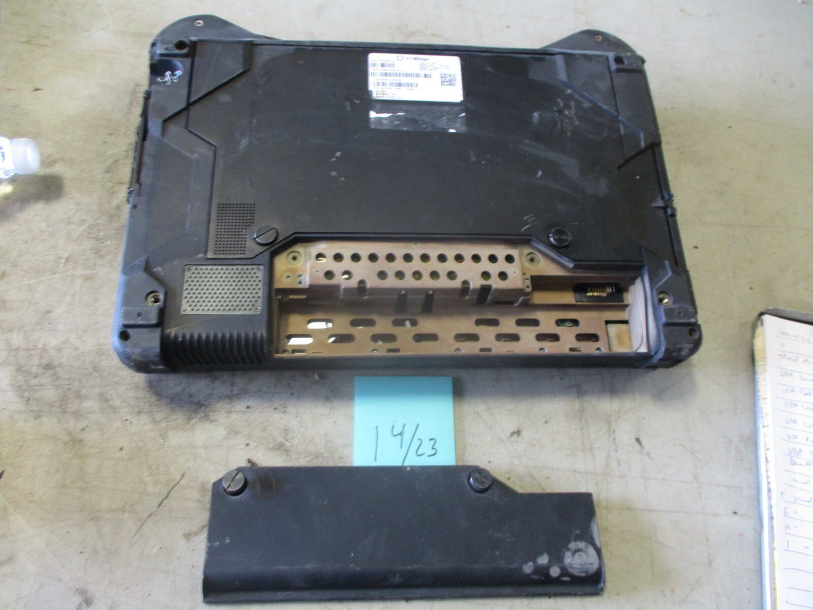 Used VT Miltope SRNC-17-G2 Semi-Rugged Notebook Computer Intel i7 No Drive HMMWV
