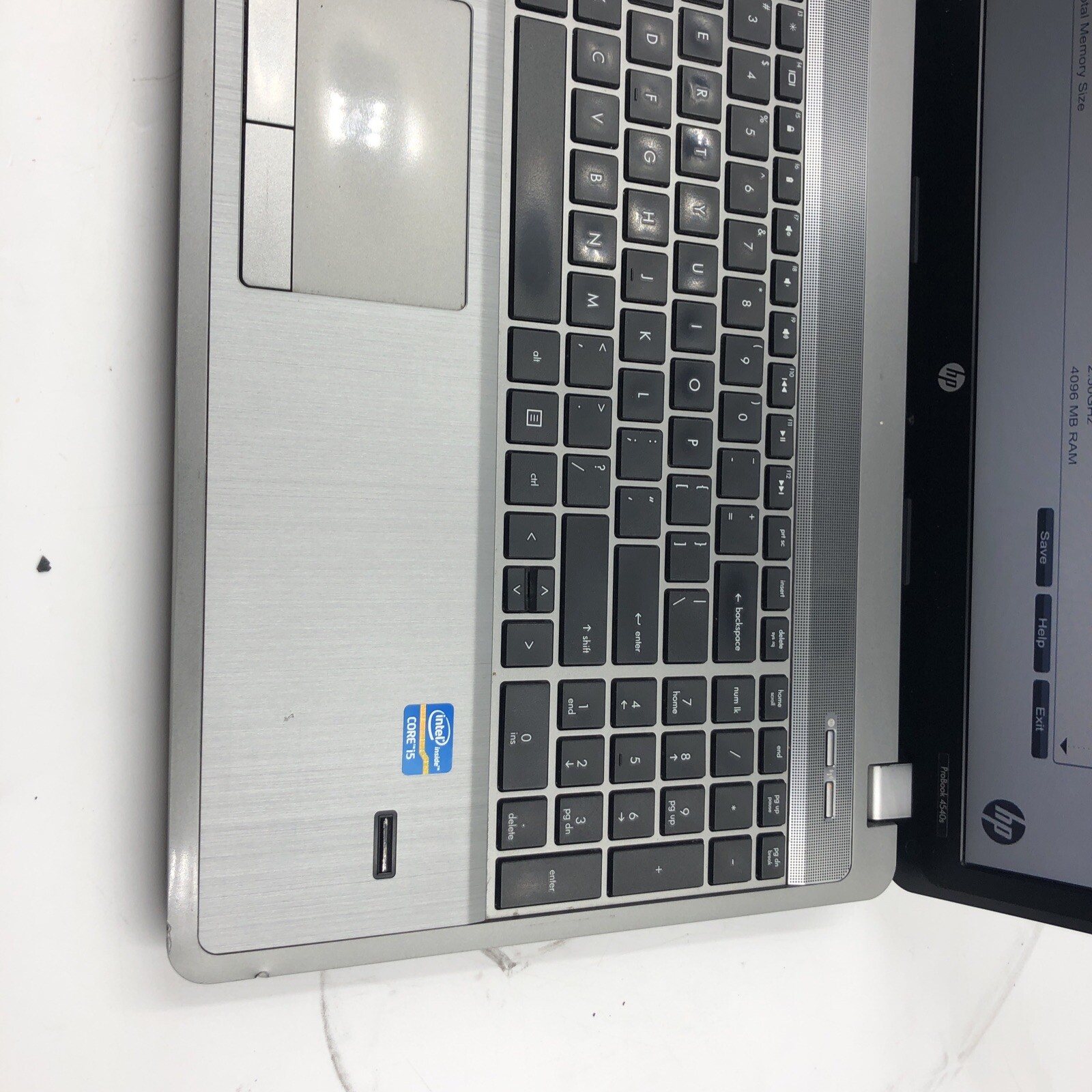HP ProBook 4530s Laptop i5-3210M 2.5GHz 4GB NO HDD/OS Dead Board (FOR PARTS)