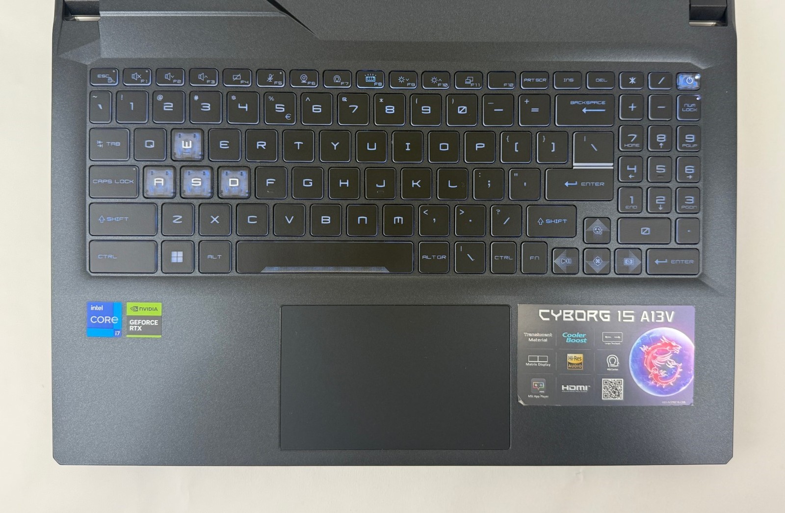 MSI Cyborg 15 15.6″ FHD 144Hz i7-13620H 16GB 1TB SSD RTX 4050 W11H