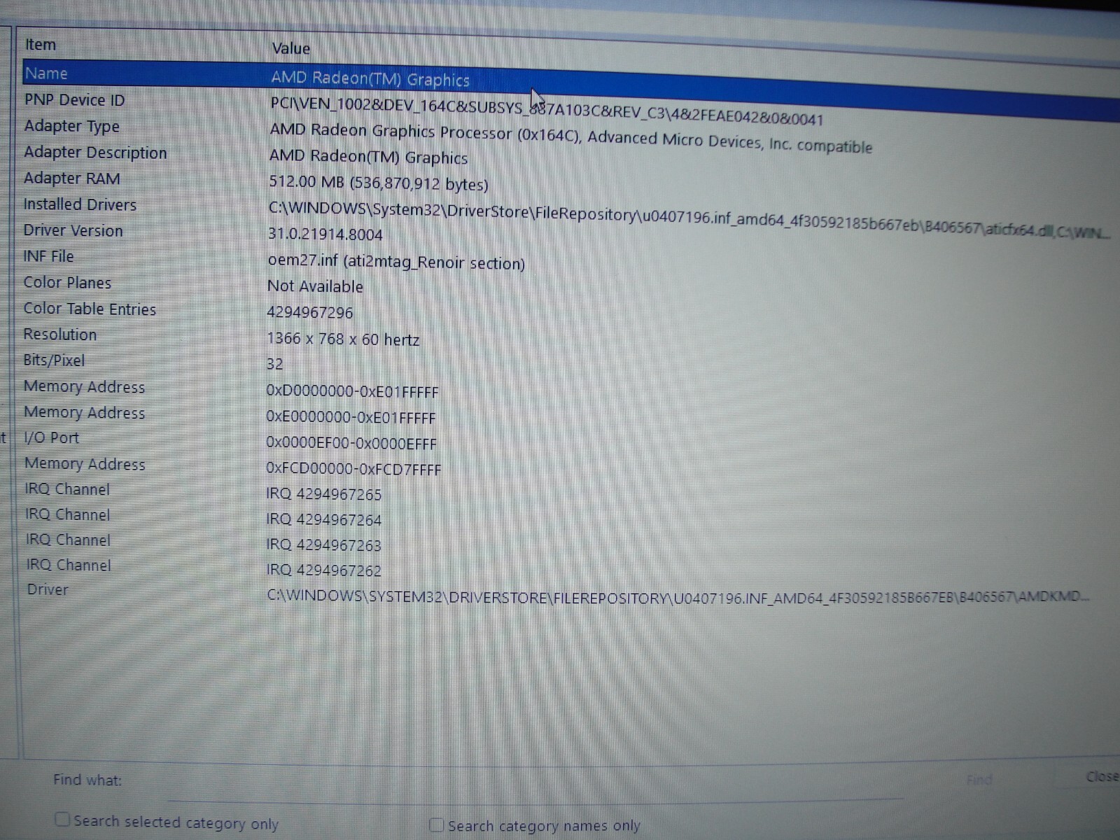 HP 15-EF2033DX 15.6” HD AMD Ryzen 3 5300U 2.6GHz 8GB SSD Reset 256GB- Charger