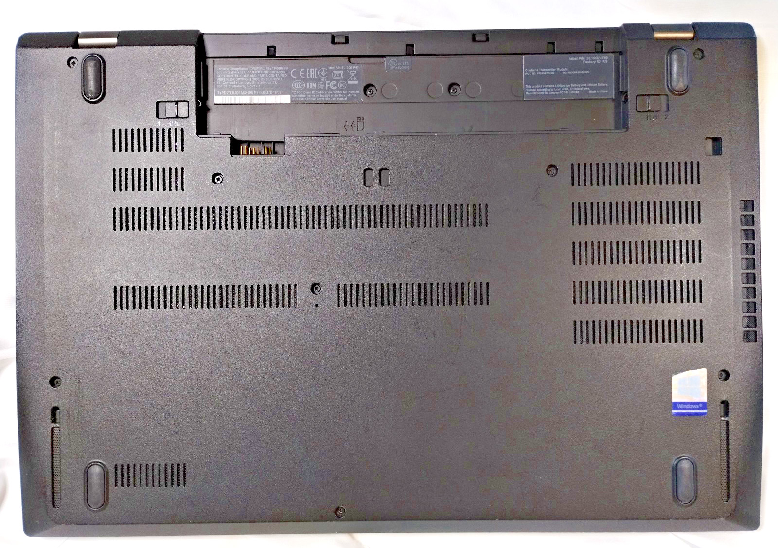 Reconditioned ThinkPad T580 15″ i7-8650u@4.2GHz max UPGD: RAM, NVMe, Touch, WQHD