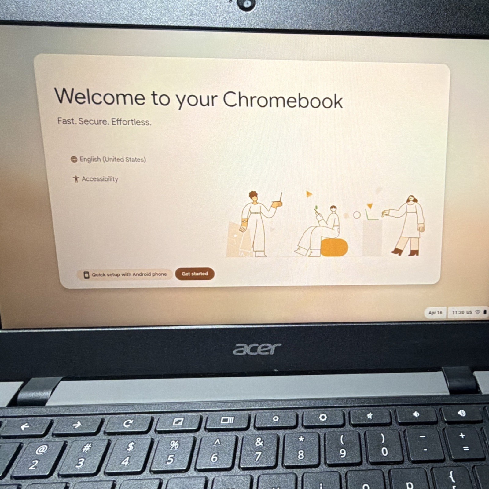 Acer Chromebook C733-C5AS 11.6″ Chrome OS Laptop Black Built-in Webcam Wi-Fi