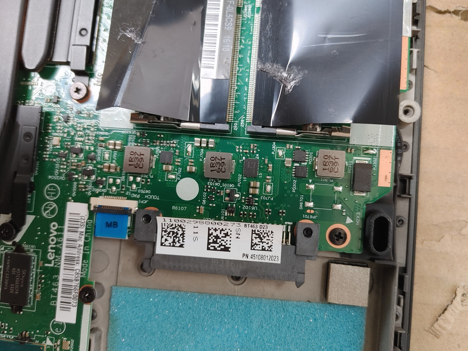 Lenovo ThinkPad Core i7-6700HQ@ 2.60GHz, NO RAM ,NO HD ( Selling Motherboard)