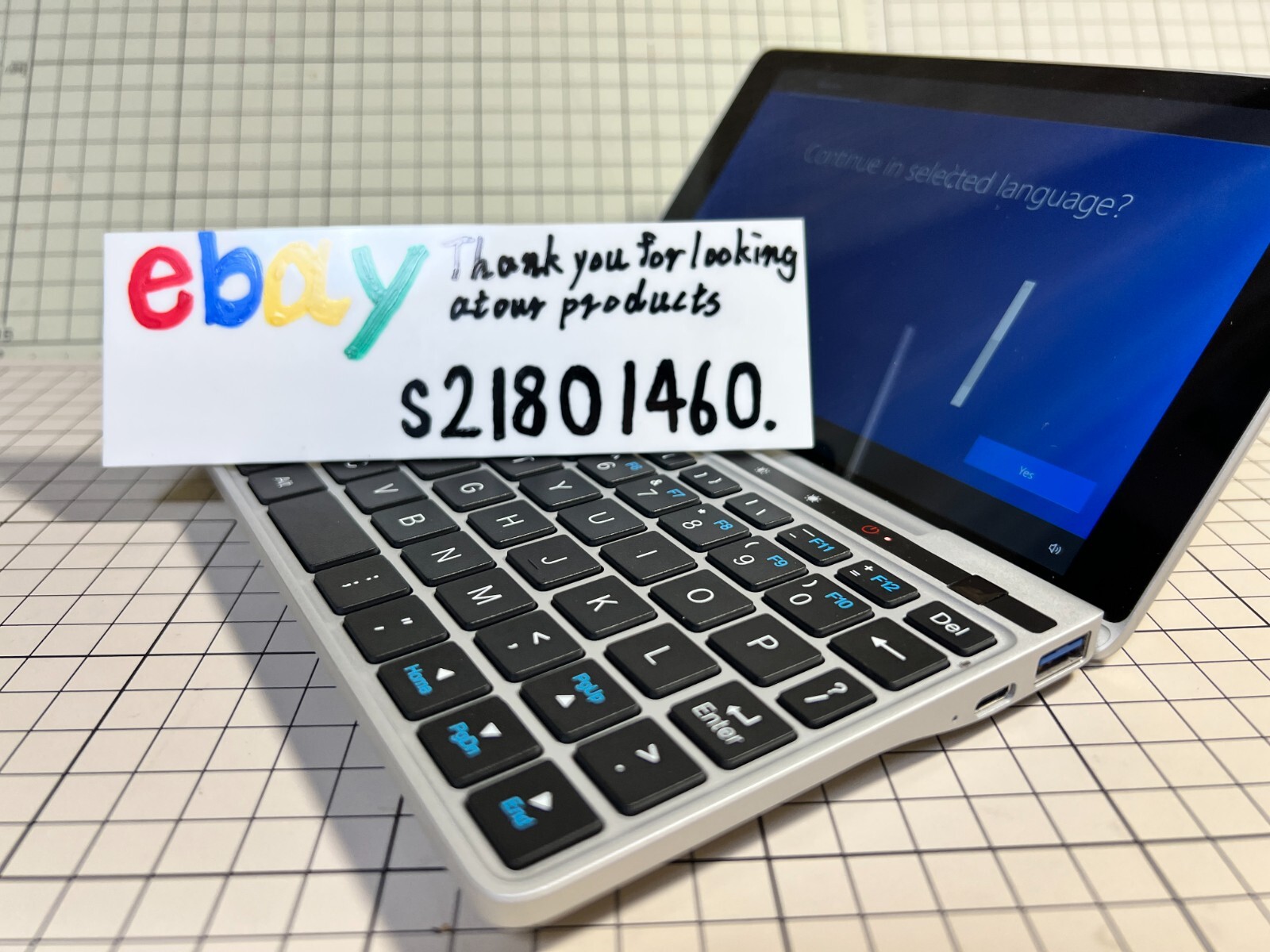 GPD Pocket 2 Intel Core m3-7Y30 7in Touch Screen 8GB RAM/128GB ROM Near Mint
