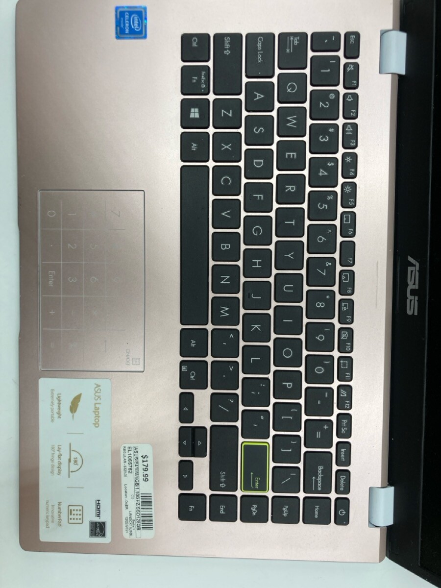 ASUS/E410M/4GB/1.10GHZ/SSD128GB***NO CHARGER*** (EL1066762)