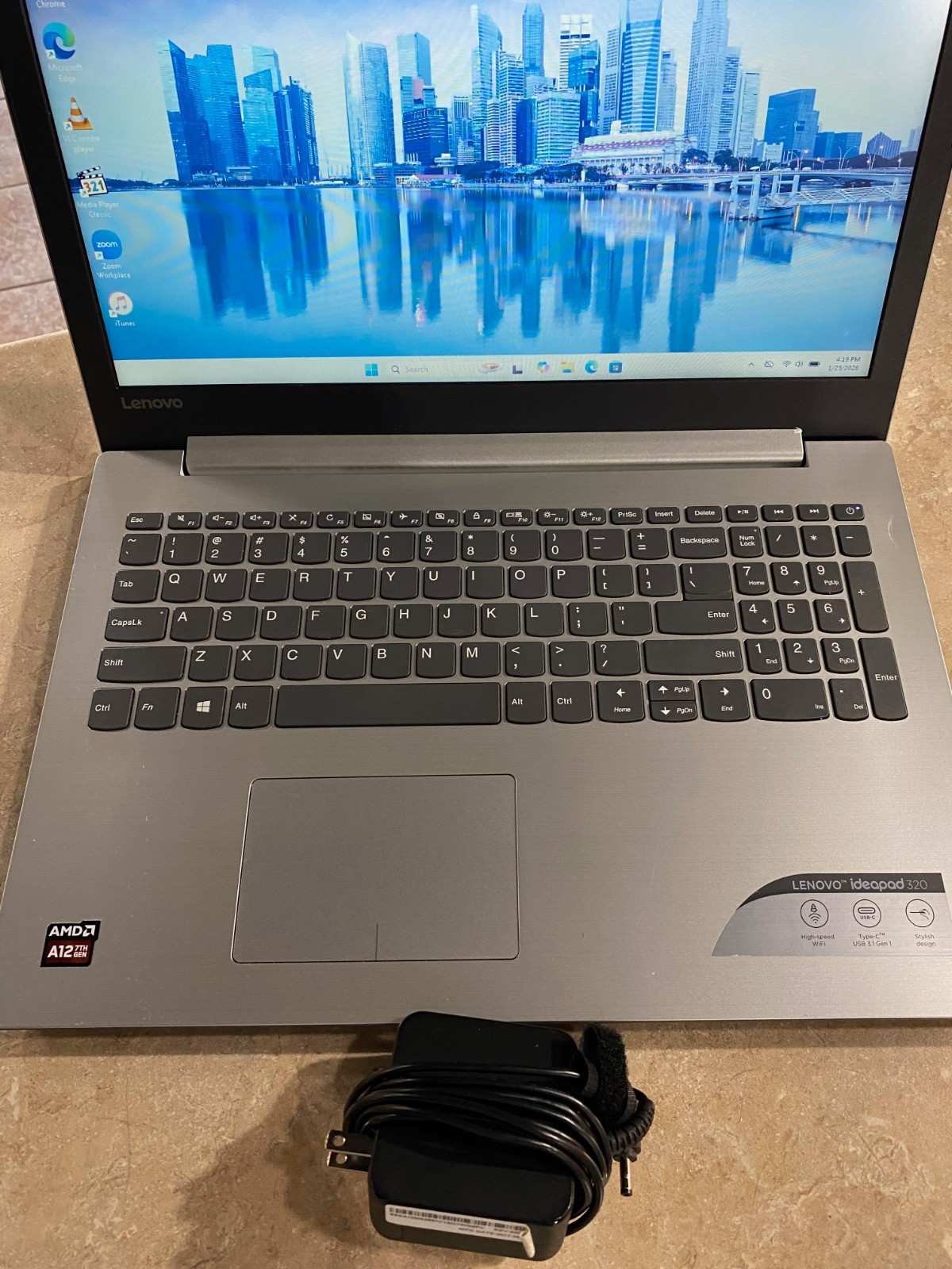 Lenovo Ideapad 320-15ABR 15.6″ AMD A12-9720P 8GB RAM 120GB SSD Window 11 Home