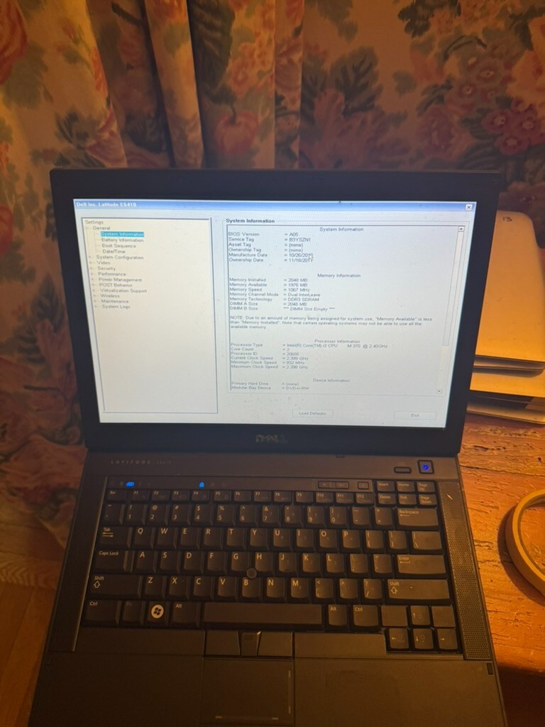 Dell Latitude E6410 – Intel Core i3, 2GB RAM – No Drive or OS – For Parts Specs