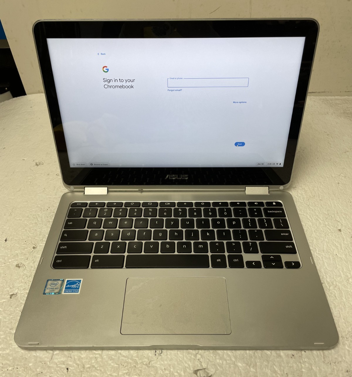 ASUS Chromebook Flip C302C 12.5″ Touchscreen m3-6Y30 @0.90GHz 4GB RAM 64GB eMMC