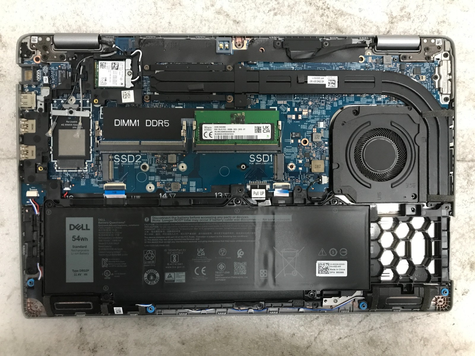 Dell Latitude 5540 / Intel Core i5-1350P 3.86GHz / 8GB RAM / No SSD