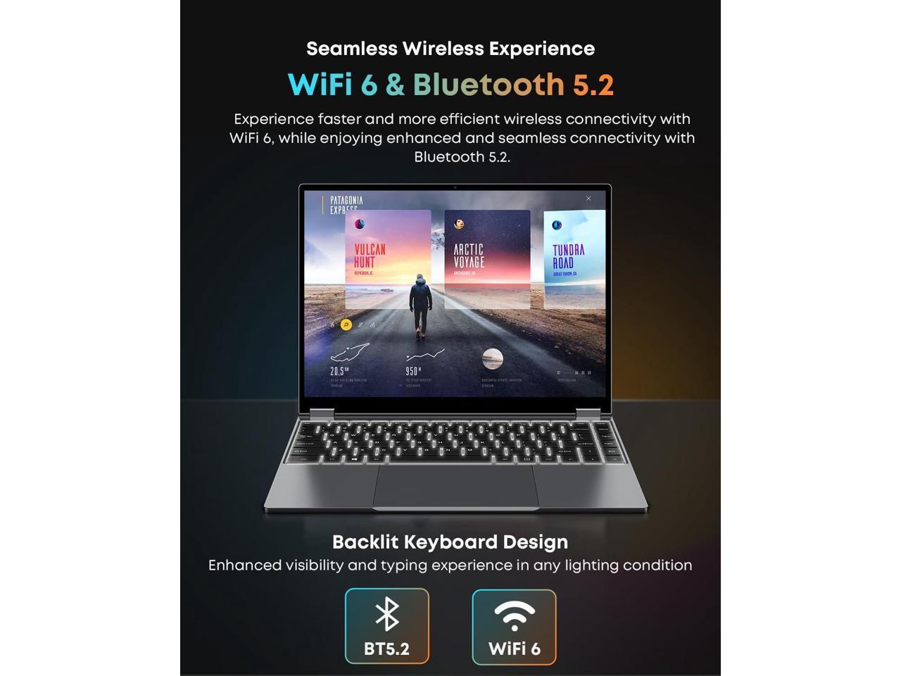 CHUWI 13.5”FreeBook 2in1 Touchscreen Laptop 12GB RAM 512GB SSD Intel N100 w/Pen