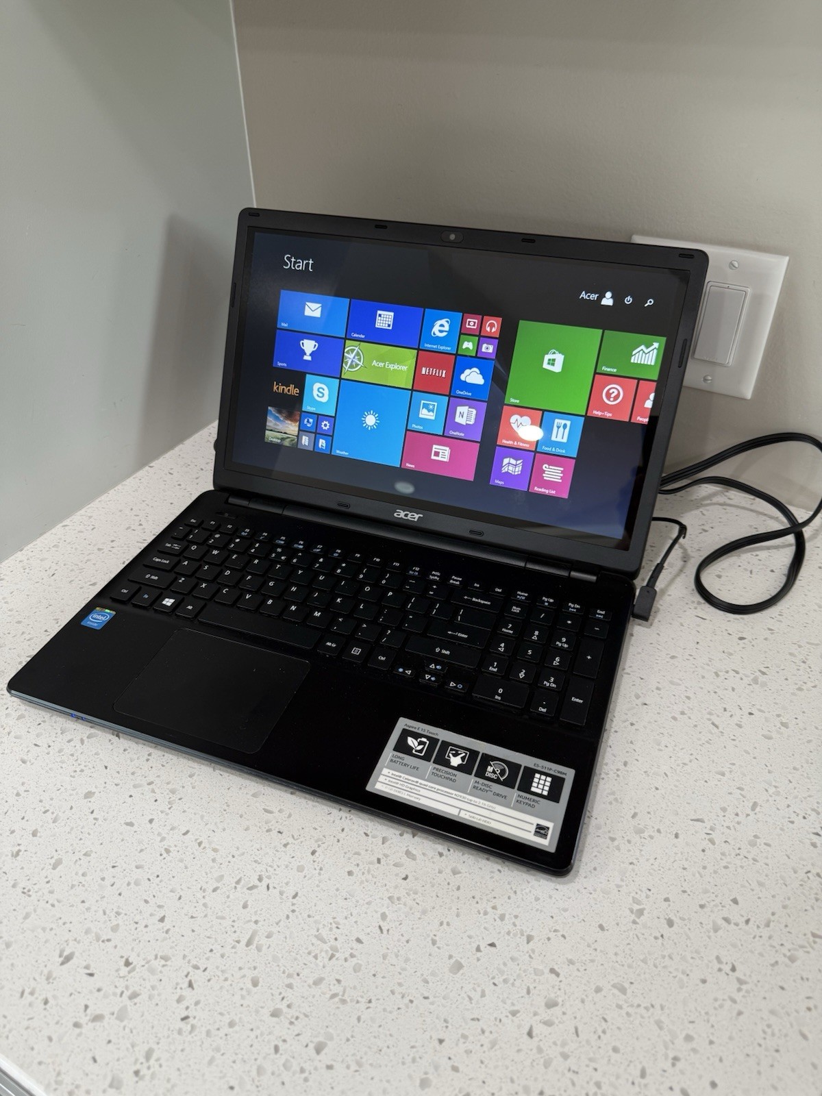 Acer Aspire E5-511-C33M Celeron N2930 1.83GHz/8GB RAM/64GB 15.6″ Win 8.1 TOUCH