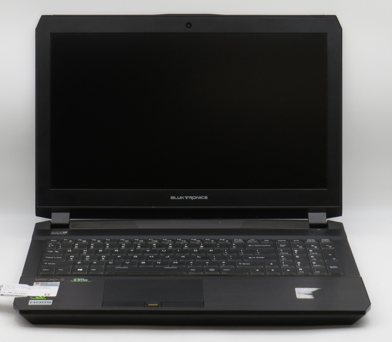 Eluktronics P650HS i7-7700HQ @ 2.8GHz NVIDA GTX 1070 15.6″ No RAM/HDD/OS/AC