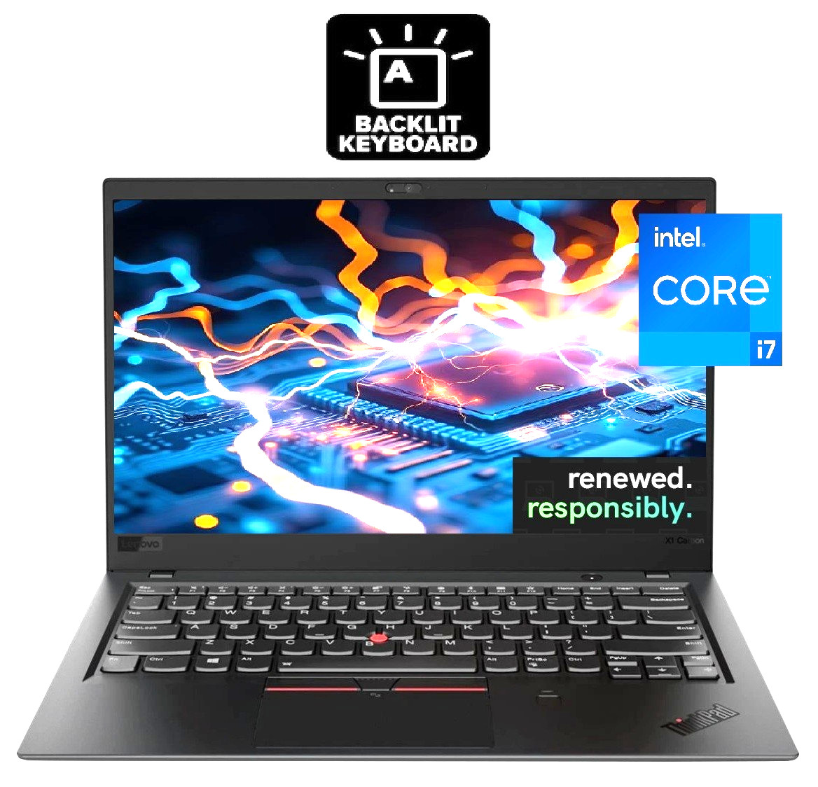 EXECUTIVE SPECIAL~ 14″ Lenovo X1 Carbon Laptop: i7! 16GB RAM – 512GB NVME SSD!