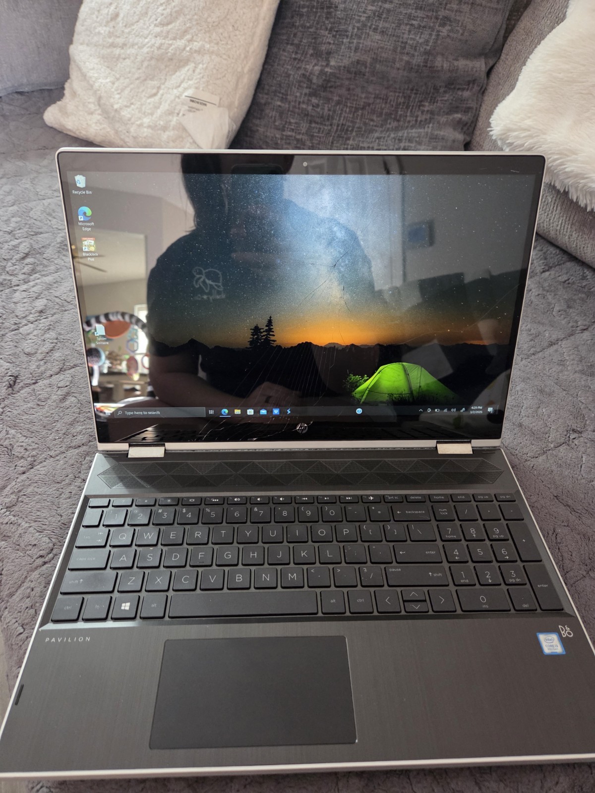 HP Pavillion X360 Convertible Laptop Computer 15 Inch I3 Intel Processor