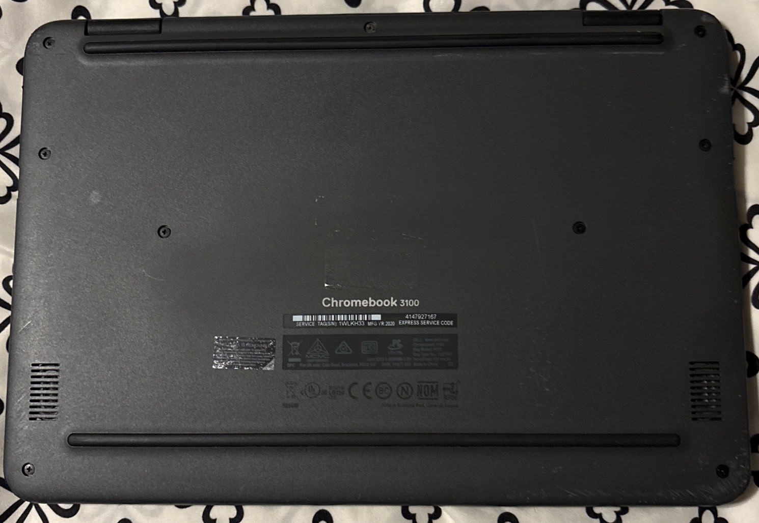 Dell 3100 Chromebook Laptop 11.6″ Touch Intel Celeron, 4GB RAM, 16GB SSD/Charger