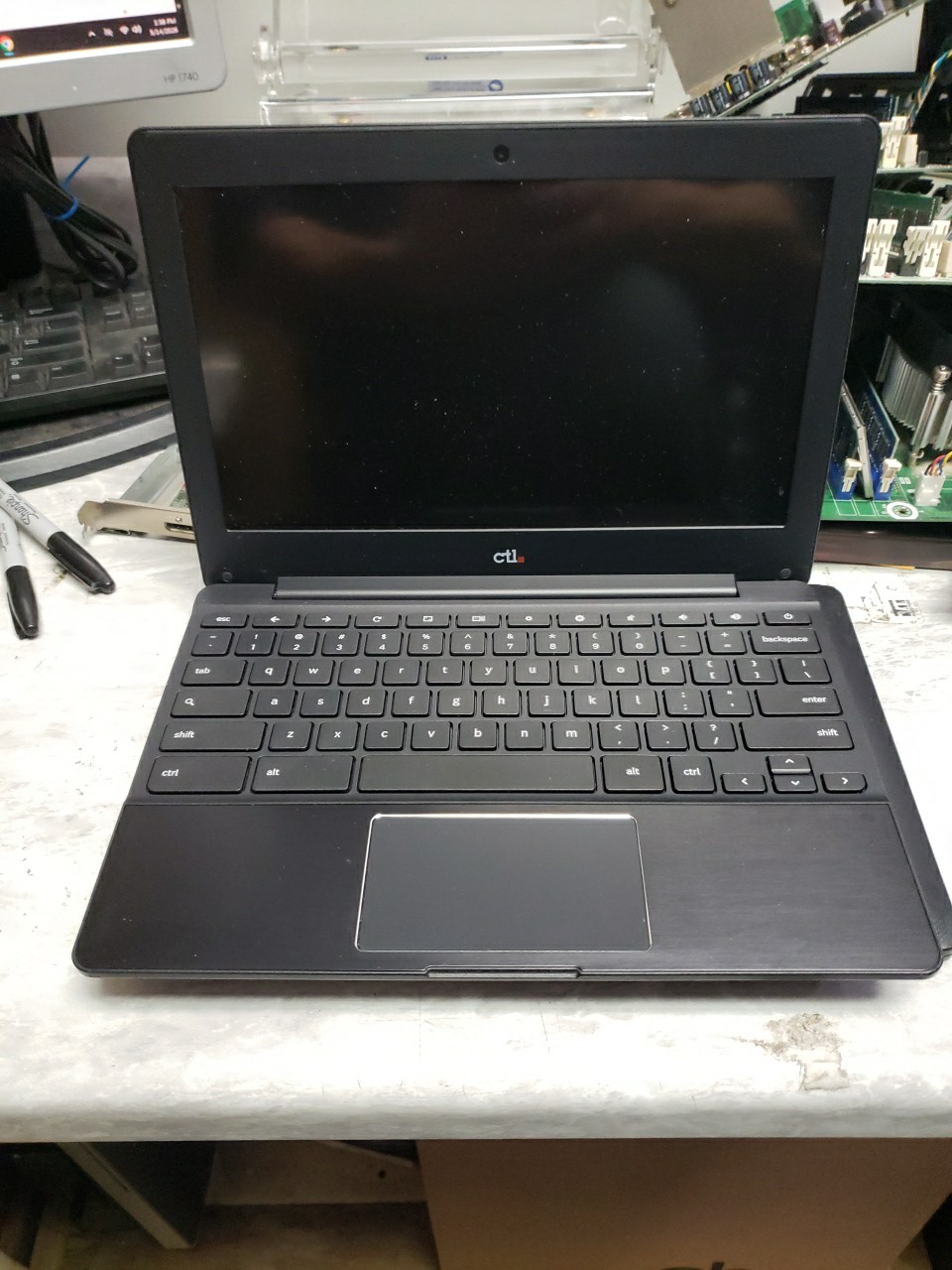 CTL Chromebook J2 11.6” 1.8GHz 2GB RAM 16GB SSD no power cord free ship