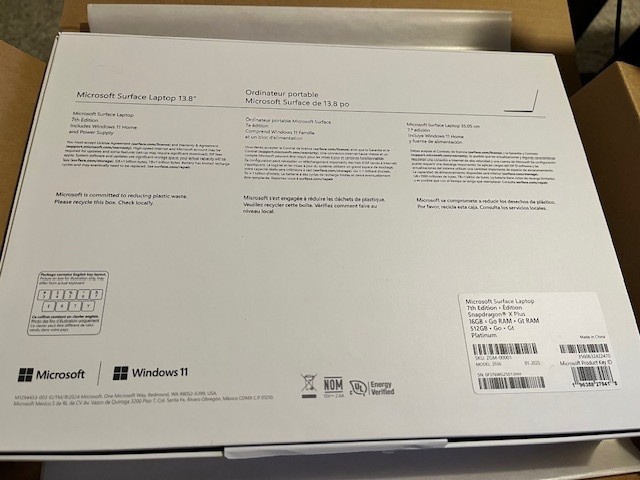 Microsoft – Surface Laptop – Copilot+ PC – 13.8″ Touch-Screen – Snapdragon XPlus