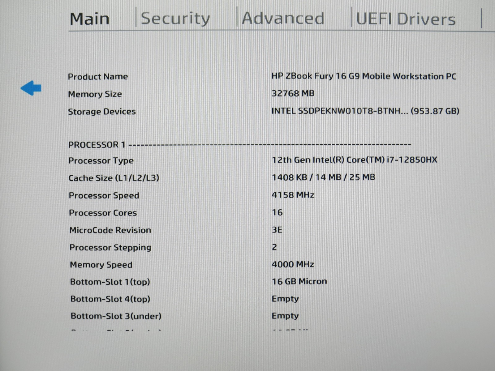 HP ZBook Fury G9 | I7-12850HX | 32GB DDR5 | 1TB m2 NVME | RTX A2000 | Win 11 Pro