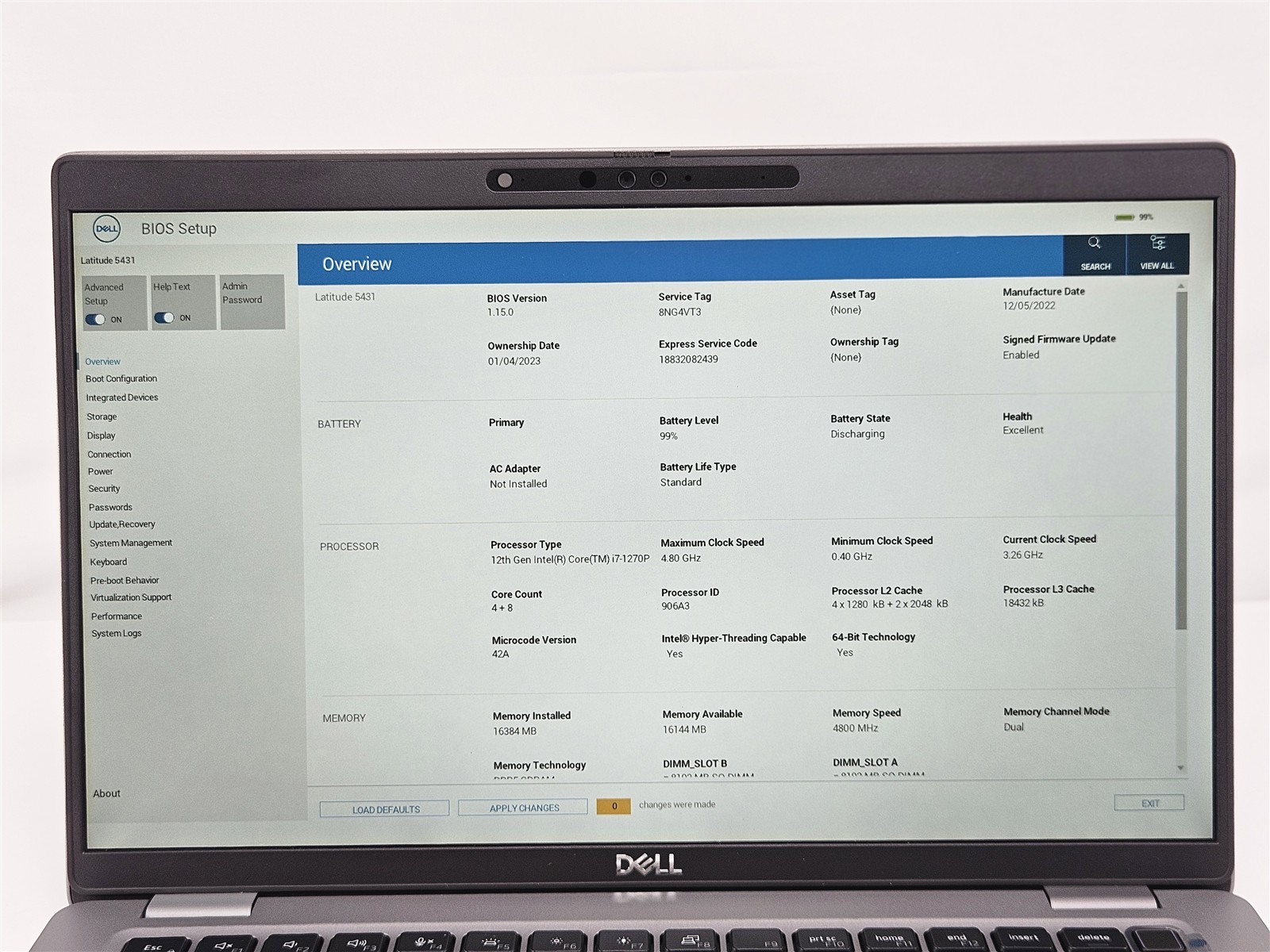 Dell Latitude 5431 i7-1270P 16GB 256GB SSD 14″ FHD Wi-Fi 6E Win11 Home