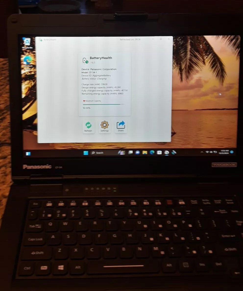 NICE Panasonic Toughbook CF-54 Core i5 TOUCH OFFICE 16GB RAM 256 SSD GPS Wind 11