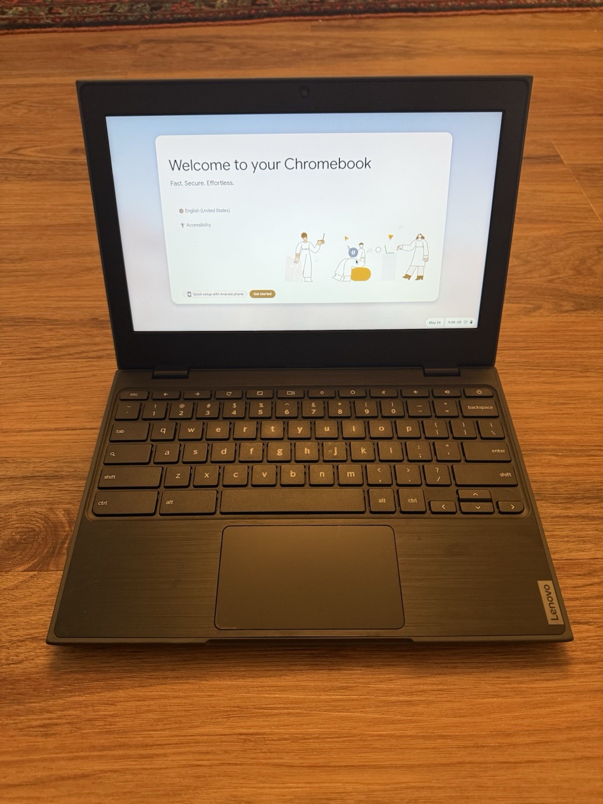 Lenovo 100e Chromebook 2nd Gen MTK 11.6″ 32GB Pre-owned Back To Factory Settings