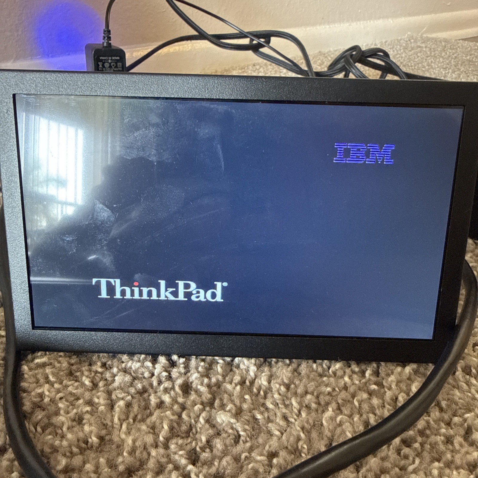 Vintage 1999 IBM ThinkPad i Series 2611-411 Pentium MMX 64MB 4GB Needs Repair