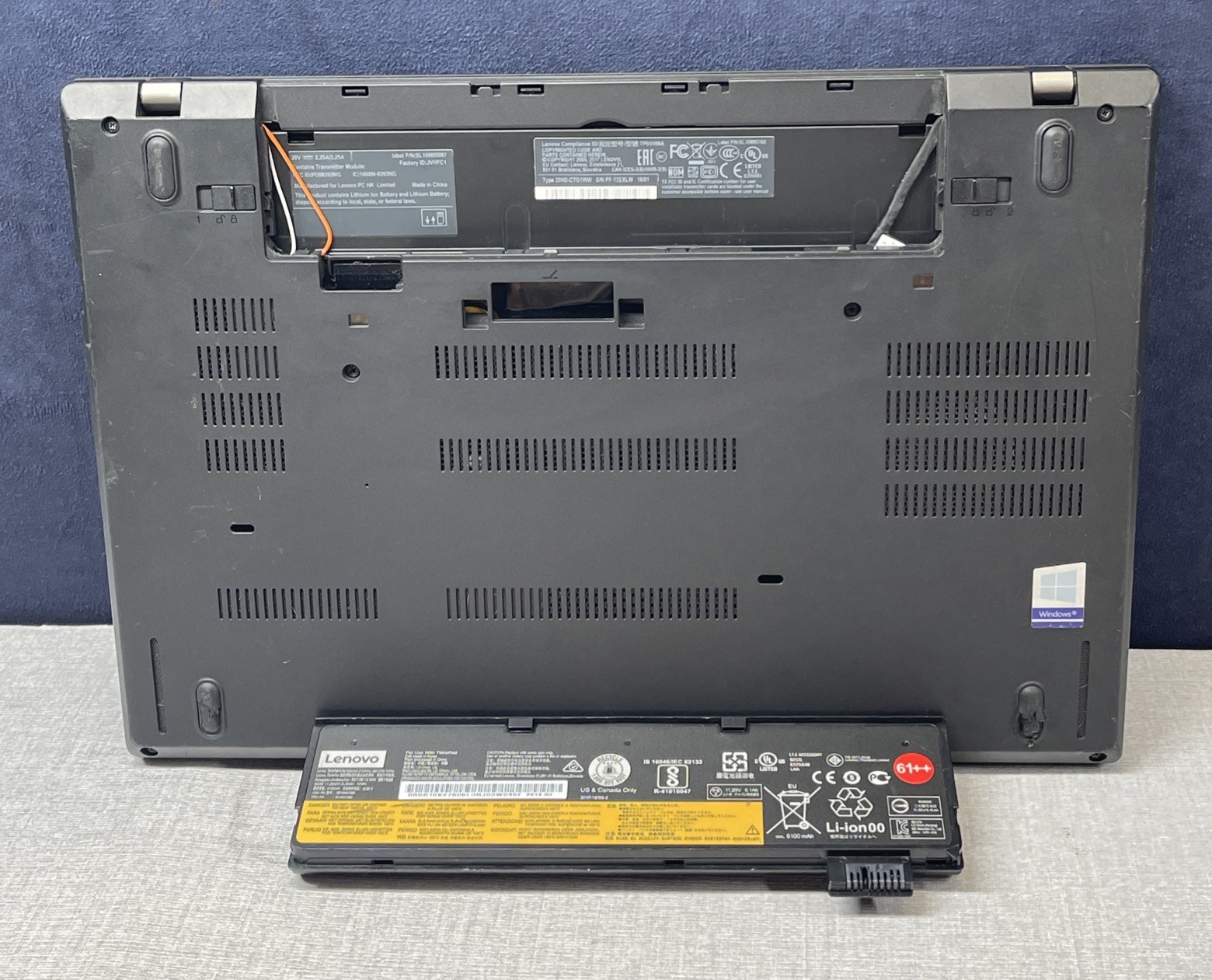 Lenovo ThinkPad T470 14 ” Tested LCD Screen W/Chassis & Battery-No Motherboard
