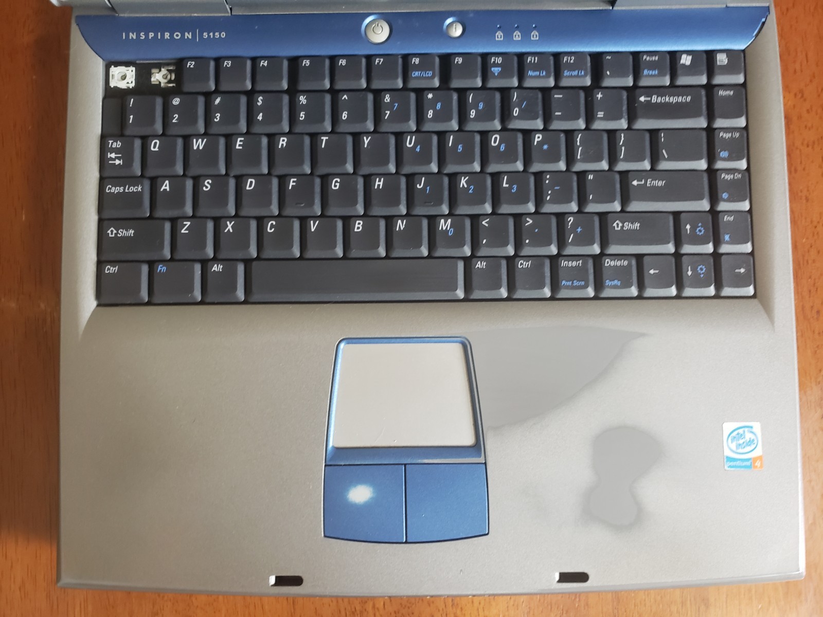 Vintage Blue Dell Inspiron 5150 Intel Pentium4 2.66ghz 512MB GeForce 20GB WinXP
