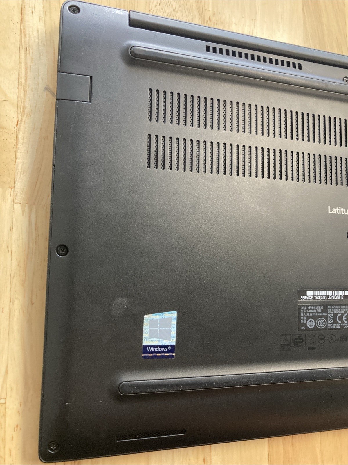 DELL LATITUDE E7480 i7-7600U @2.80 GHz, 16 GB RAM, NO HDD No Battery #1006