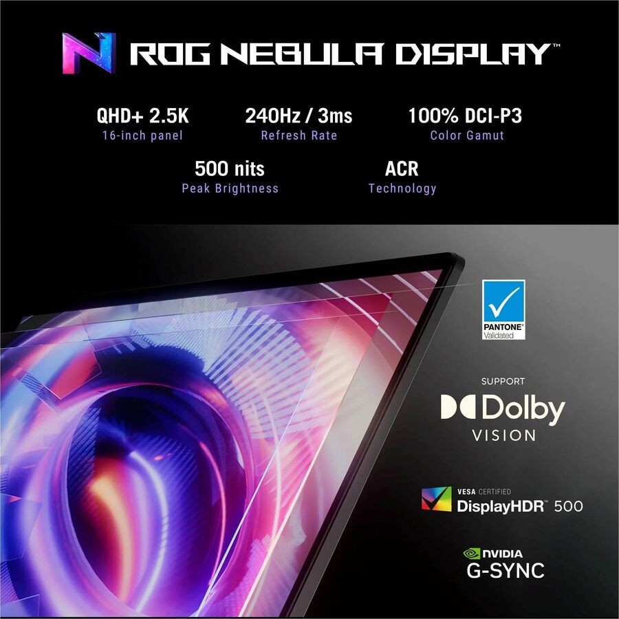 Asus G615JHR-DS74 16″ Gaming Notebook i7-14650HX 16GB 1TB 240Hz