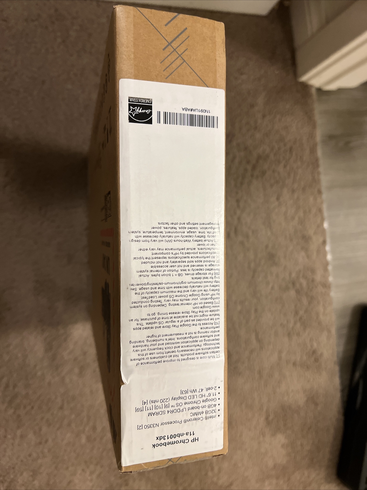 HP Chromebook 11a-nb0013dx 11.6″ (32G eMMC, Intel Celeron N3350, 4G) Ash Gray