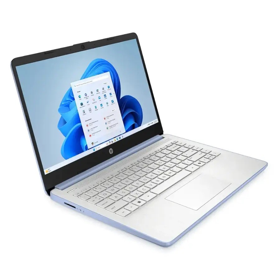HP 14″ HD Laptop Intel Processor N150 16GB RAM 128eMMC + 256G SD Card Win11Pro