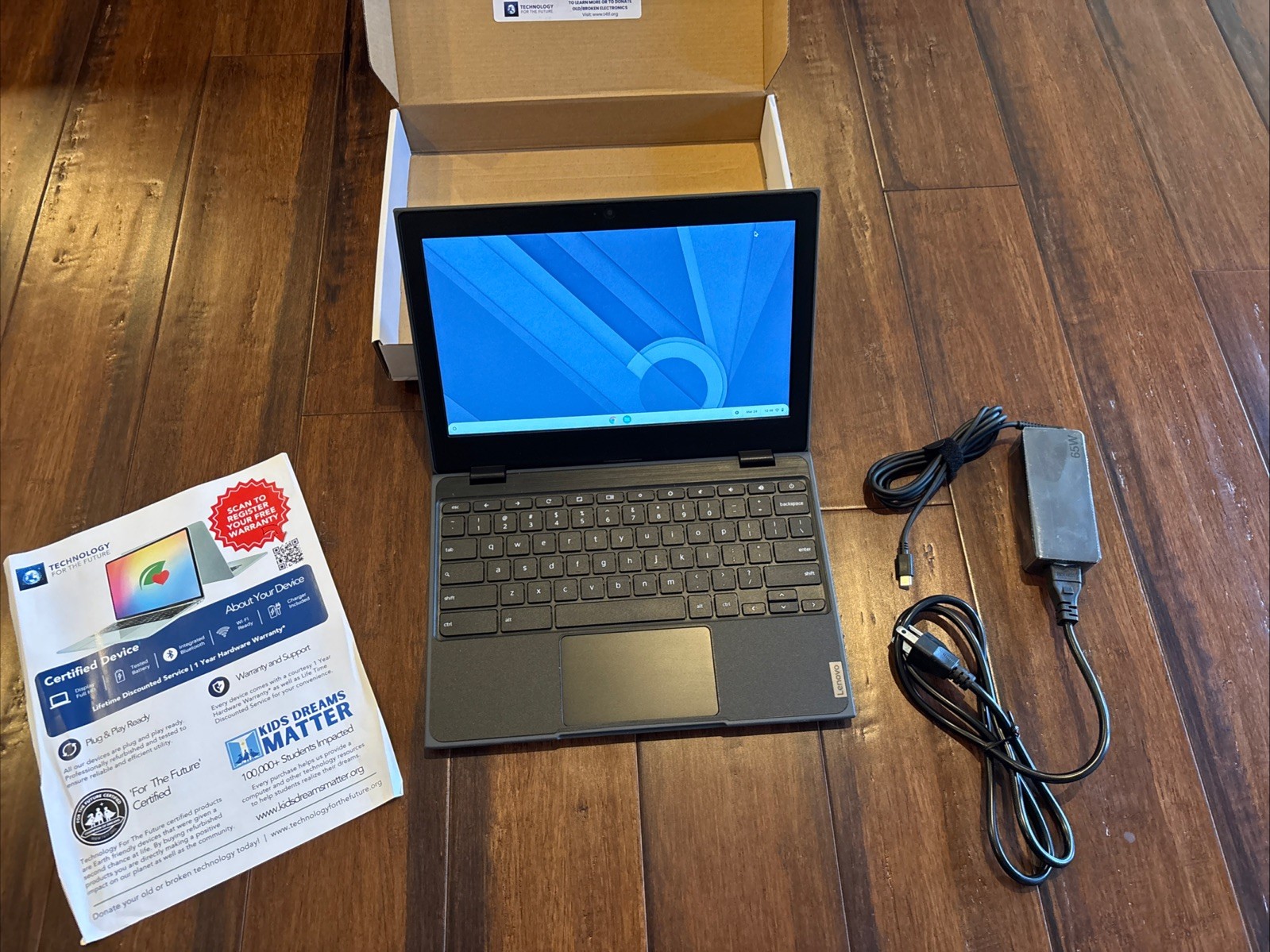 Lenovo 100e Chromebook 2nd Gen MTK 11.6″ 4GB Ram 16GB HDD/SSD Chrome OS Black