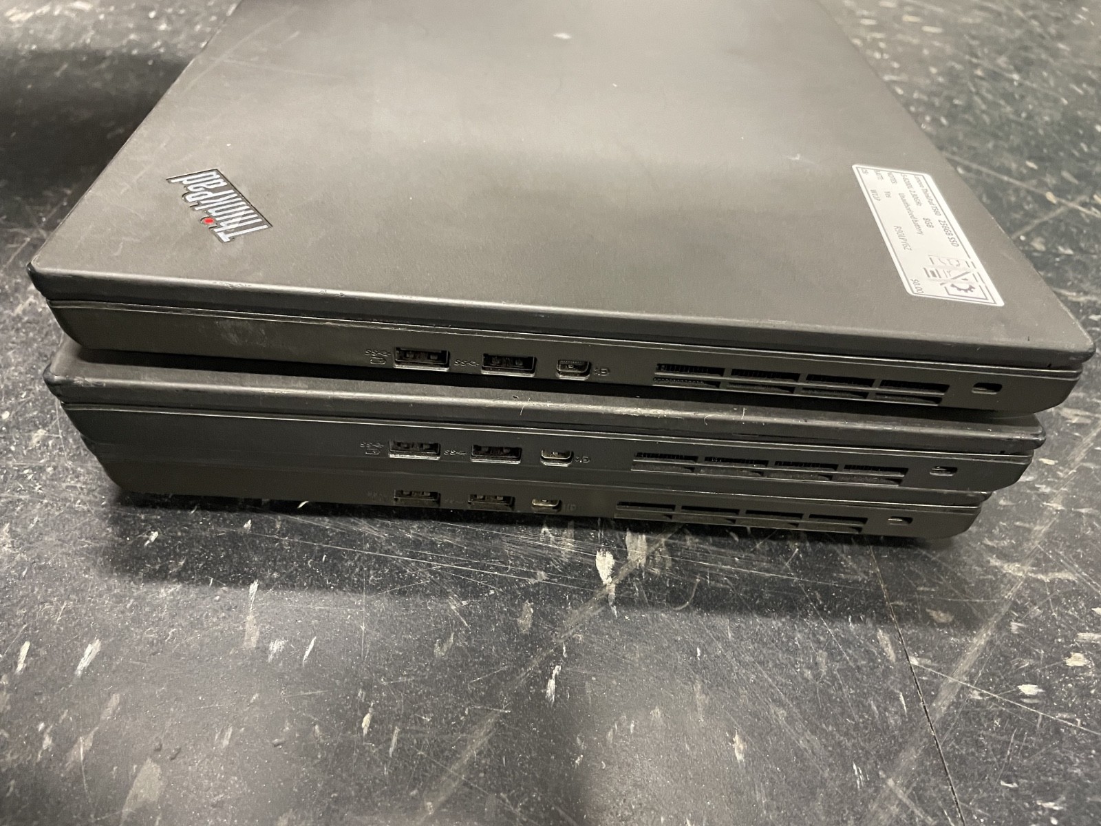 Lot of 3 Lenovo Thinkpad T560 I5-6200U 2.30GHz 16GB 256GB NO OS *READ*
