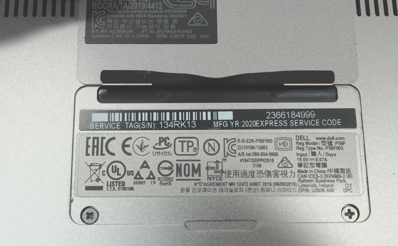 Dell Precision 5540 15.6″ Core i7-9850H 2.60GHz 16GB 512GB SSD Laptop