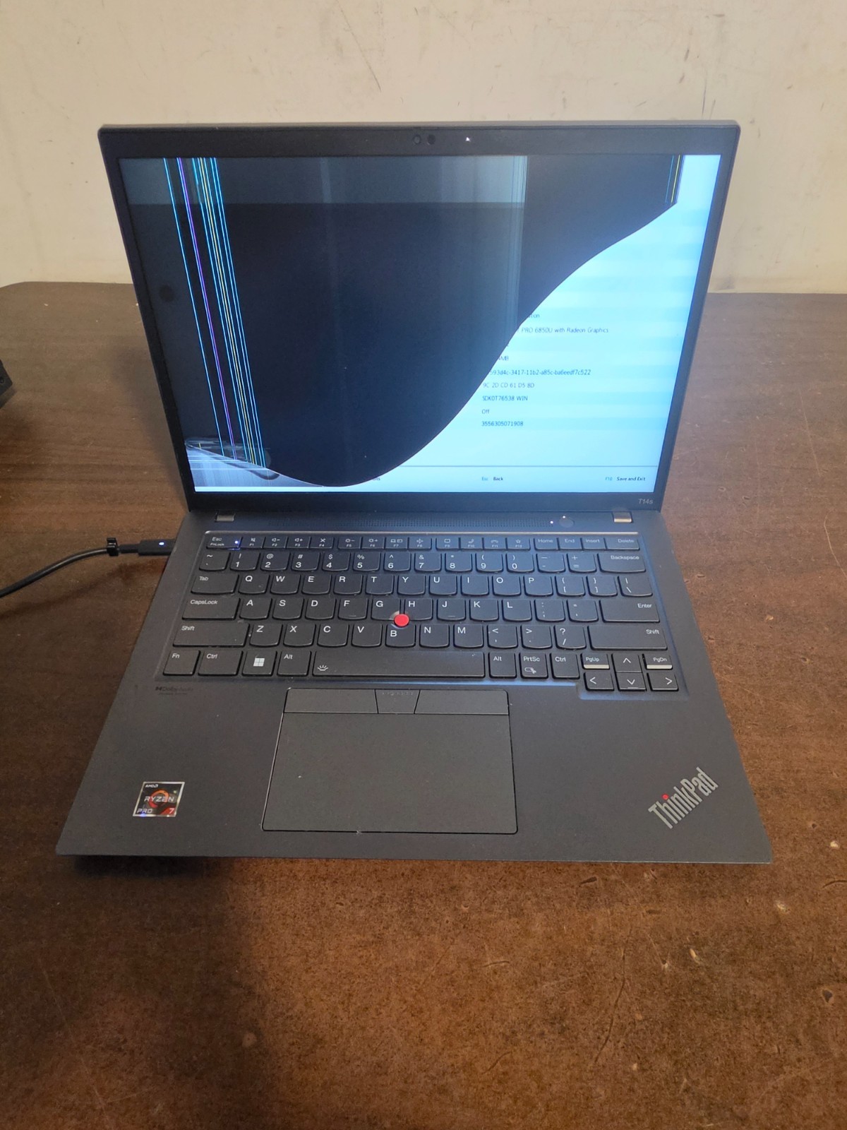 Lenovo Thinkpad T14s AMD Ryzen 7 Pro 6850U Radeon Graphics 16GB 14 laptop – FPNW