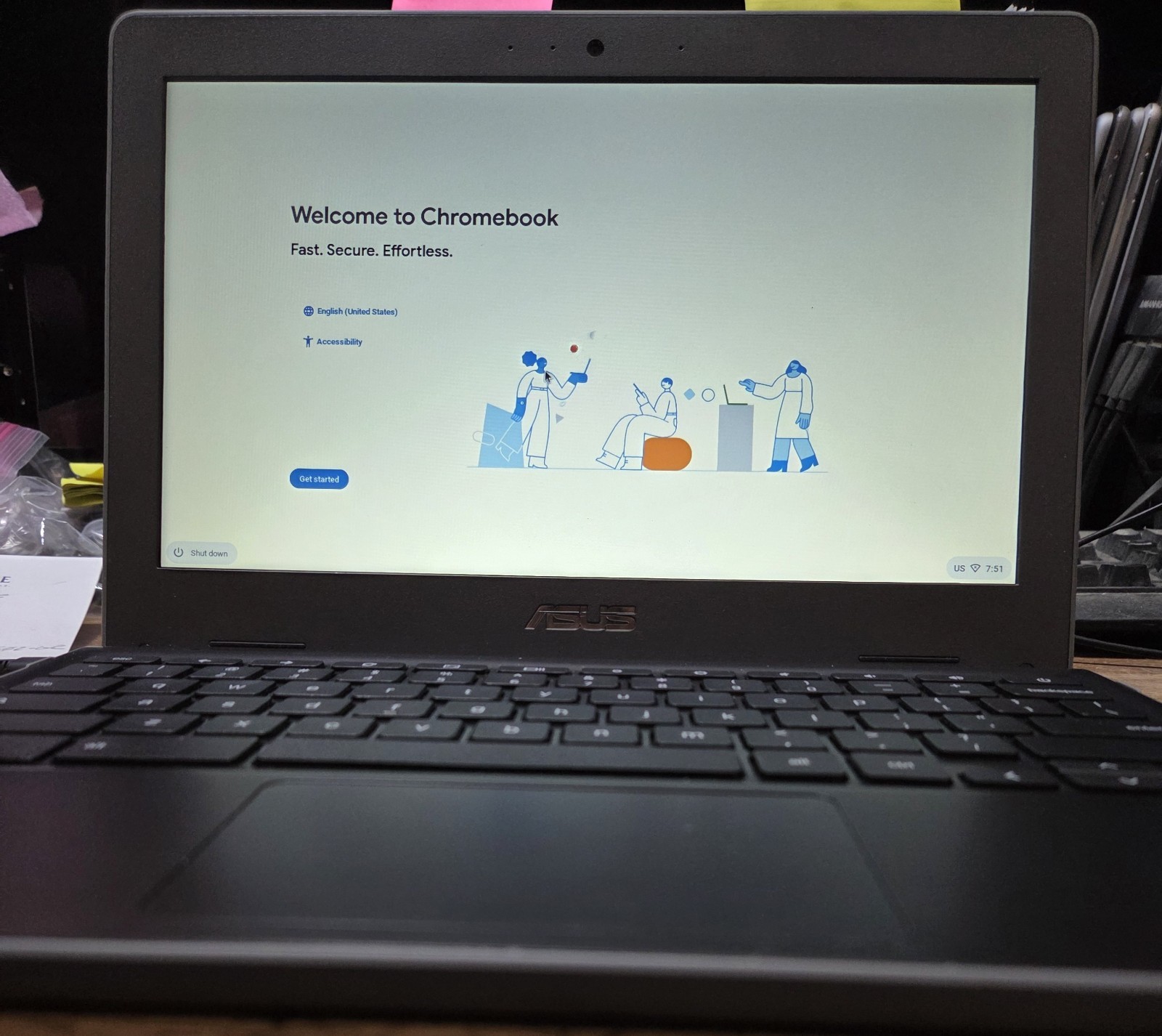 ASUS Chromebook C204E 11.6″ Intel N4000 4GB RAM 32GB eMMC Chrome OS Laptop