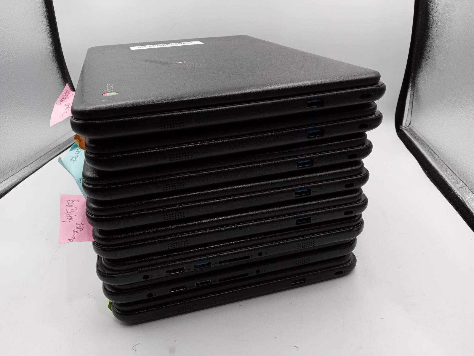 Lot of 8 – Lenovo N42-20 14″ Chromebook Laptops * FOR PARTS * VARIOUS ISSUES -RR