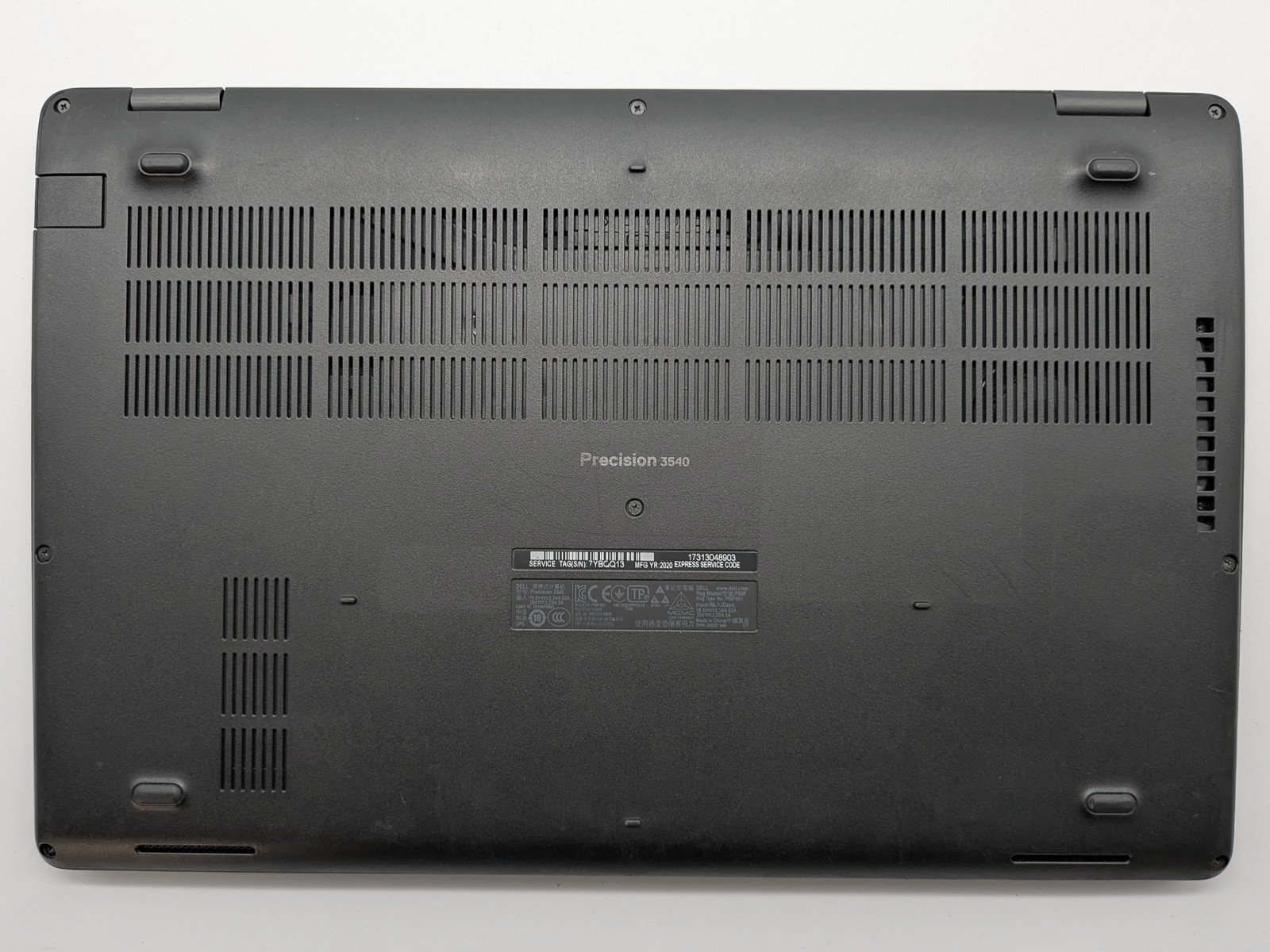 Dell Precision 3540 15″ FHD I5-8365U 1TB 16GB W11P AMD Radeon Pro WX 2100
