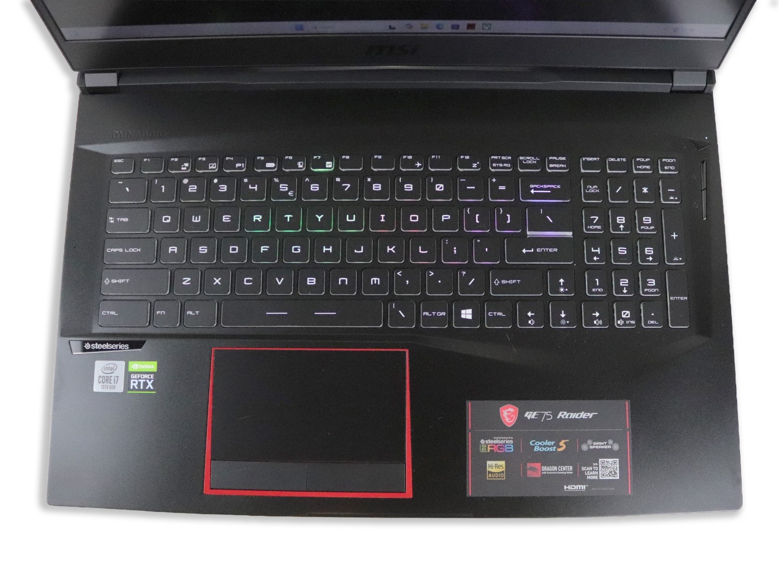 MSI GAMING 17.3 GE75 Intel Core i7-10750H 16GB DDR4 512GB SSD + 1TB HDD RTX 2070