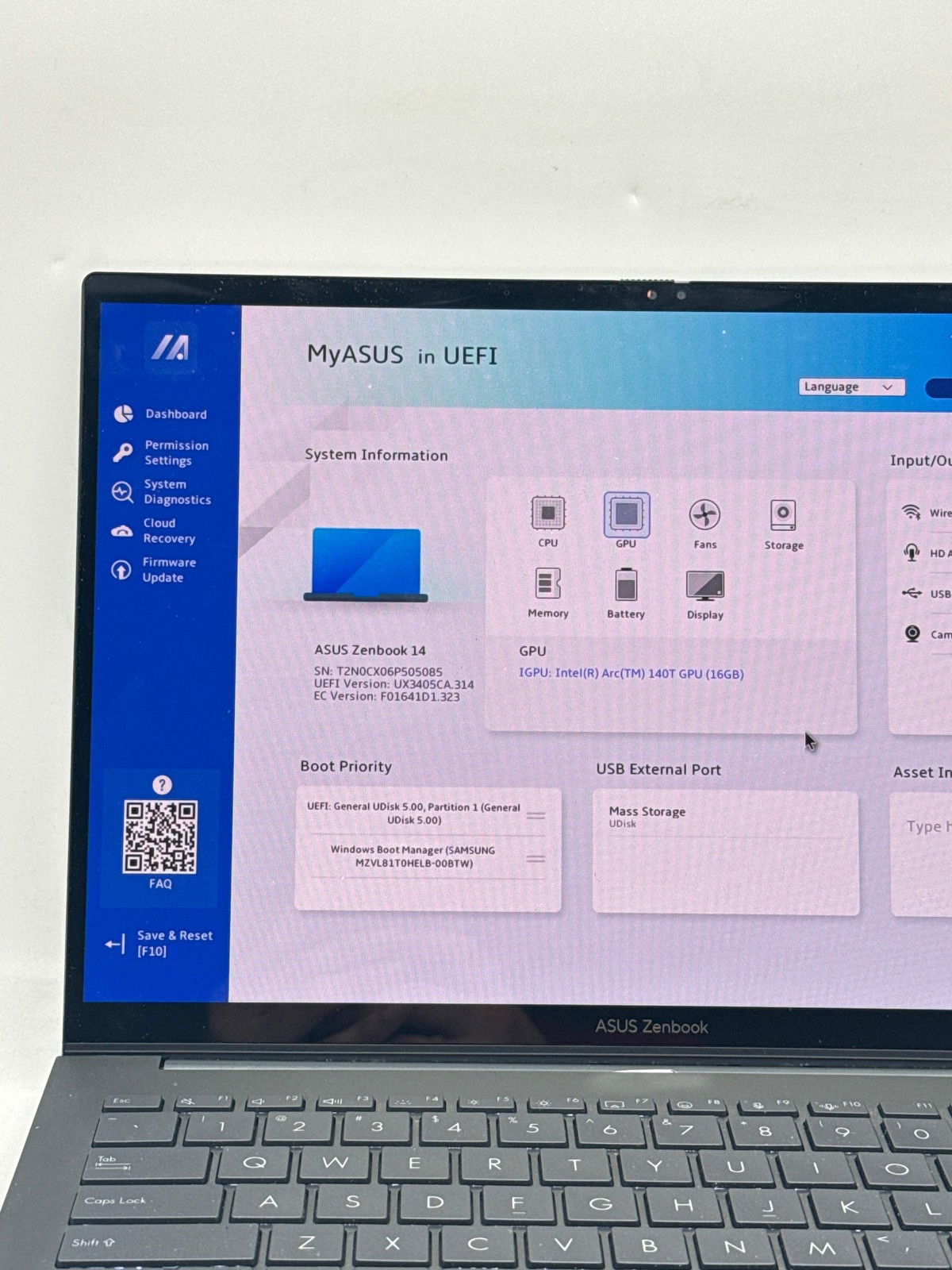 Asus Zenbook 14 OLED UX3405C Core Ultra 9 285H 1TB SSD 32B DDR5 RAM – Read!