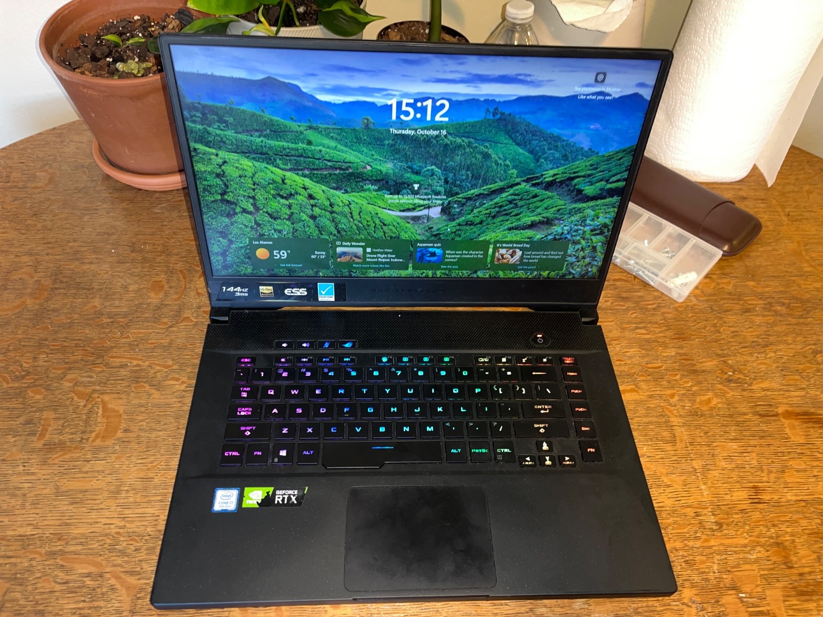ASUS ROG Zephyrus M (15.6 inch, Intel Core i7 9th Gen., 2.60 GHz, 16 GB)…