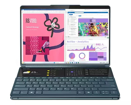 Lenovo Yoga Book 9i DUAL OLED 13.3″ Touch Ultra 7 155U 16GB 1TB W11P Pen Kbd 2Y