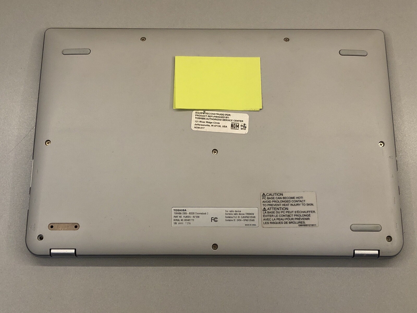 Toshiba CB35 Chromebook 2 13.3″ Intel N2840 2.16GHz 2GB RAM 16GB SSD ChromeOS
