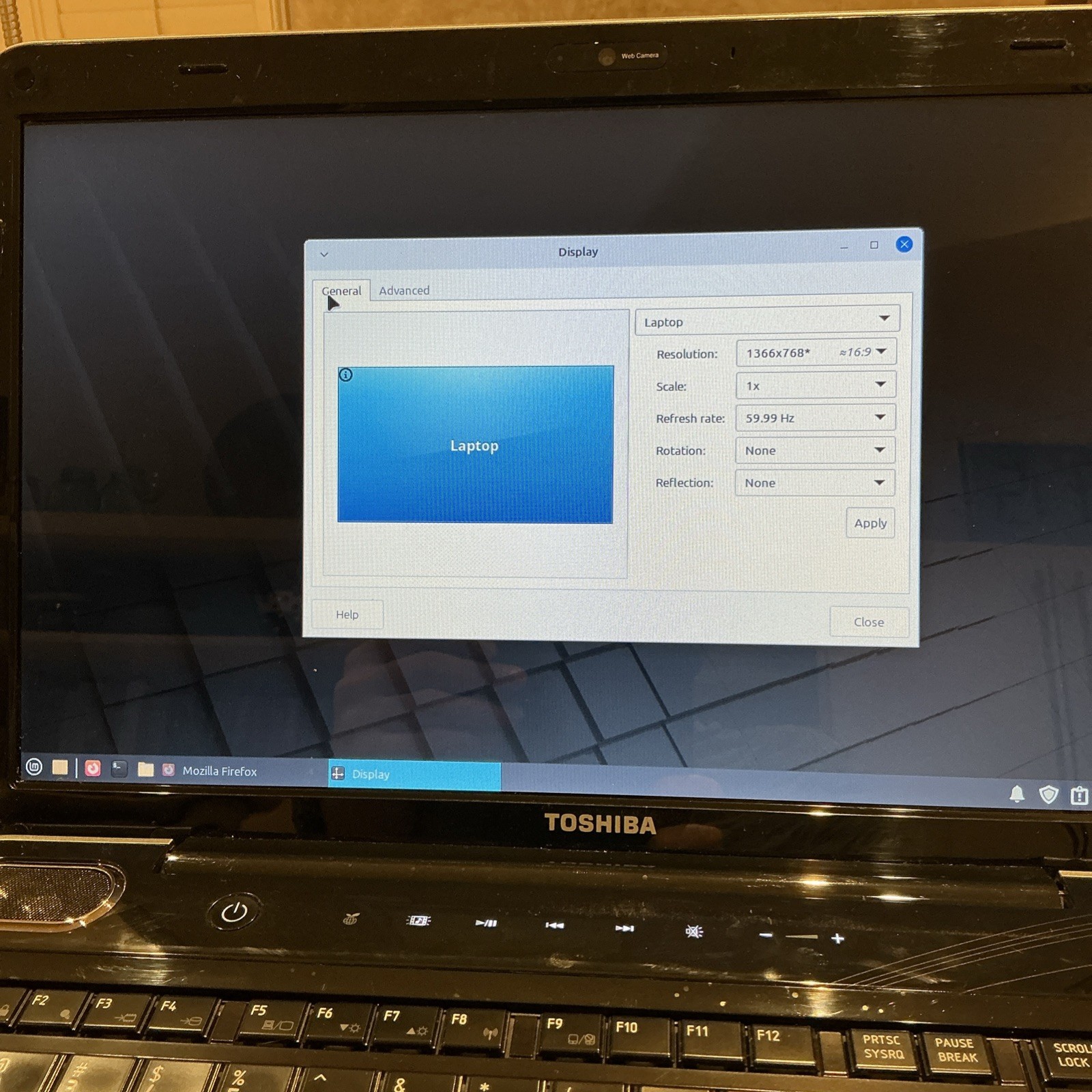TOSHIBA SATELLITE A505-S6005 i3 M330 16″ screen 8G RAM 500G HDD tested working