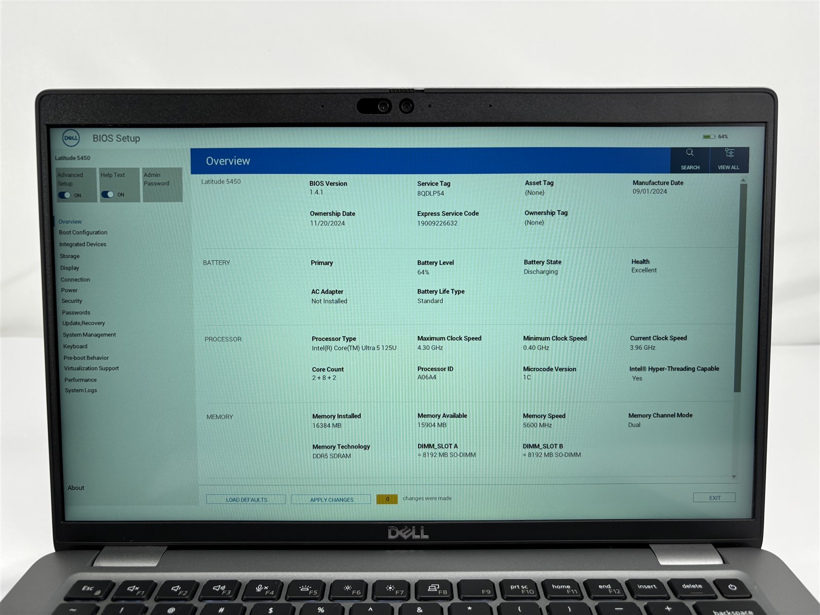 Dell Latitude 5450 Ultra 5 125U 16GB NVMe FHD USB-C HDMI