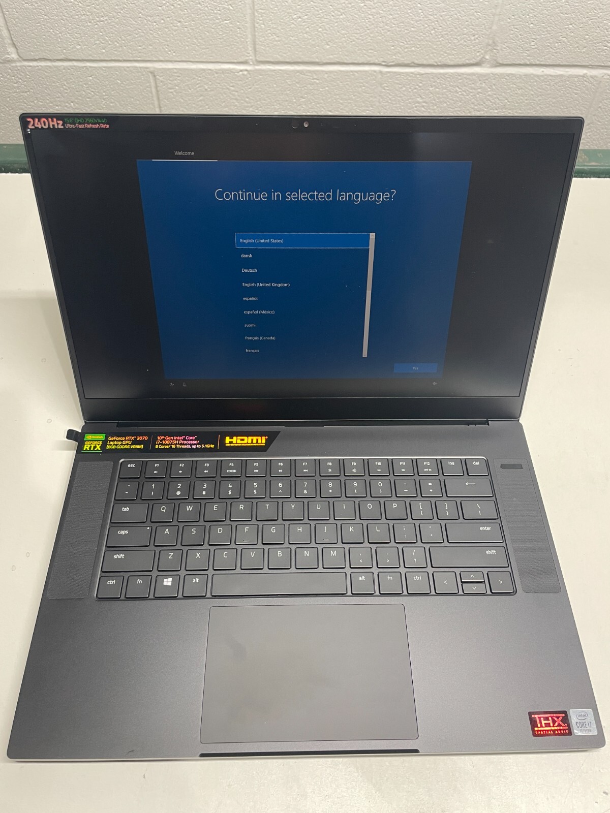 Razer Blade 15 Gaming Laptop RTX 3070/i7/16GB/1TB RZ09-0367