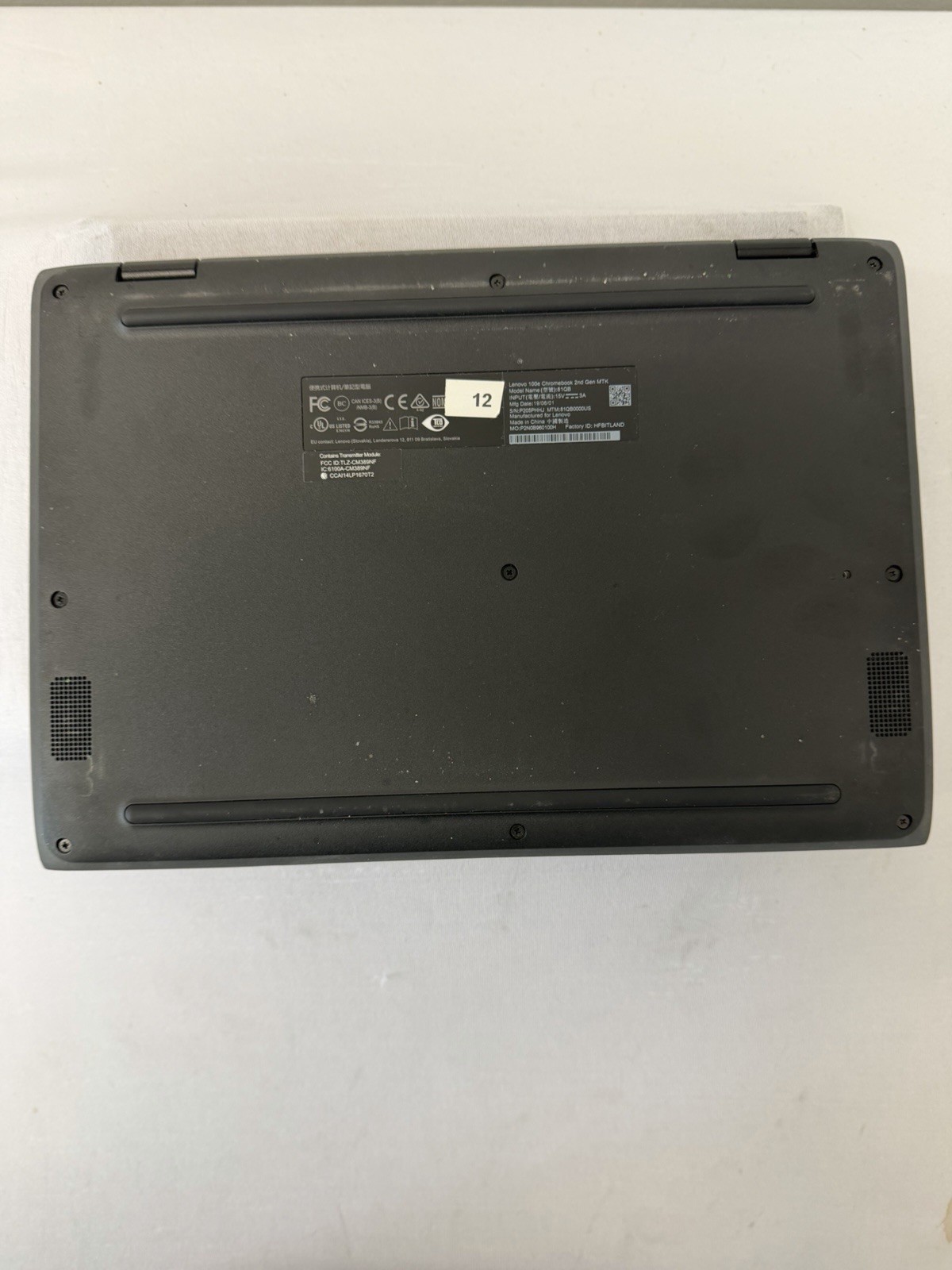 Lenovo Chromebook 100e Gen 2 MTK Laptop – MediaTek MT 8173C – Read Des